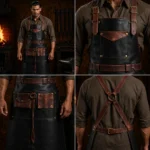 Steelworker's Choice Crazy Horse Leather Apron - Image 2