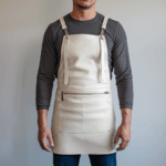 Sterling 1 Zipper Cowhide Leather Apron