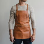 Winslow 1 Zipper Cowhide Leather Apron