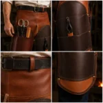 Equestrian Essential Pull Up Leather Farrier Apron - Image 2