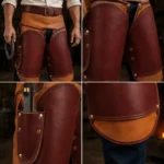 Skilled Pull Up Farrier Leather Apron - Image 2