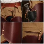 Equestrian Style Canvas & Leather Farrier Apron - Image 2