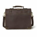 Personalized Leather Messenger Bag for 15" Laptop - Image 8