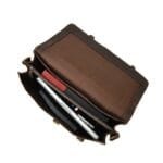 Personalized Leather Messenger Bag for 15" Laptop - Image 7